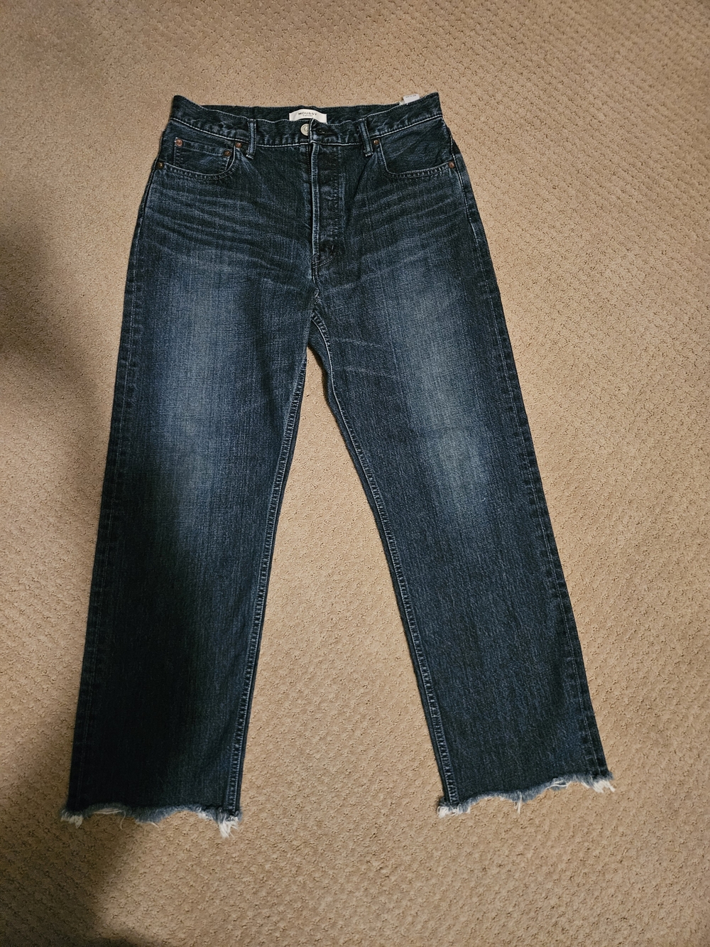 Women's Moussy Vintage Capac Wide Straight Cropped Jean
